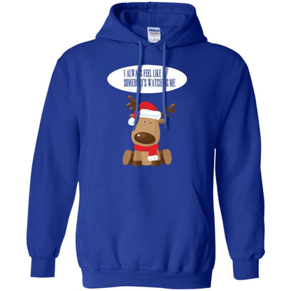 Christmas T-shirt I Always Feel Like Somebody's Watching Me Royal