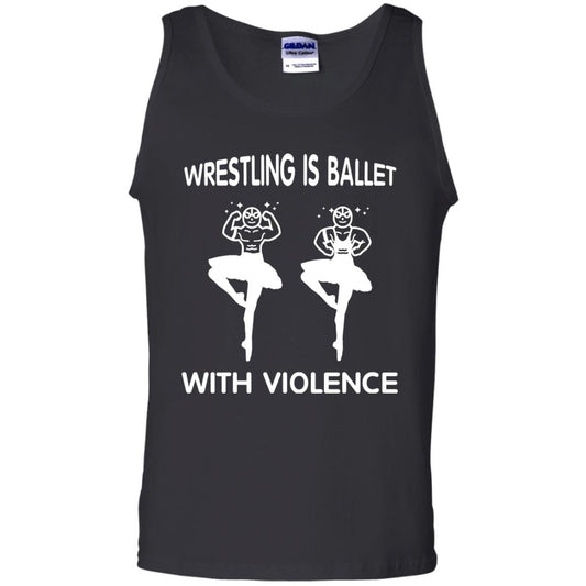 Wrestling Lover T-shirt Is Ballet With Violence Black