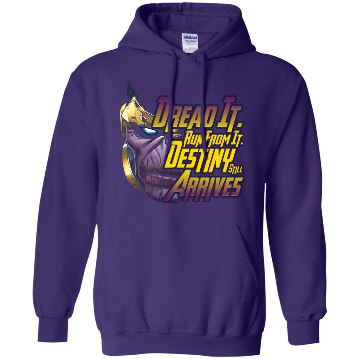 Dread It Run From It Destiny Still Arrives Shirt Purple