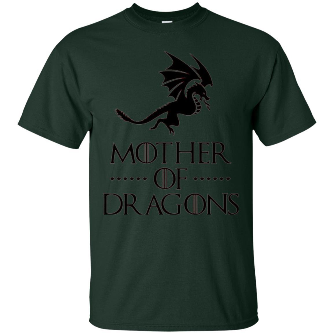 Throne Dragon T-shirt Mother Of Dragons Game Forest Green