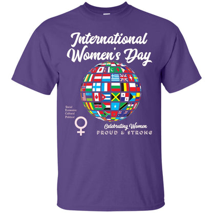 International Women_s Day T-shirt Purple
