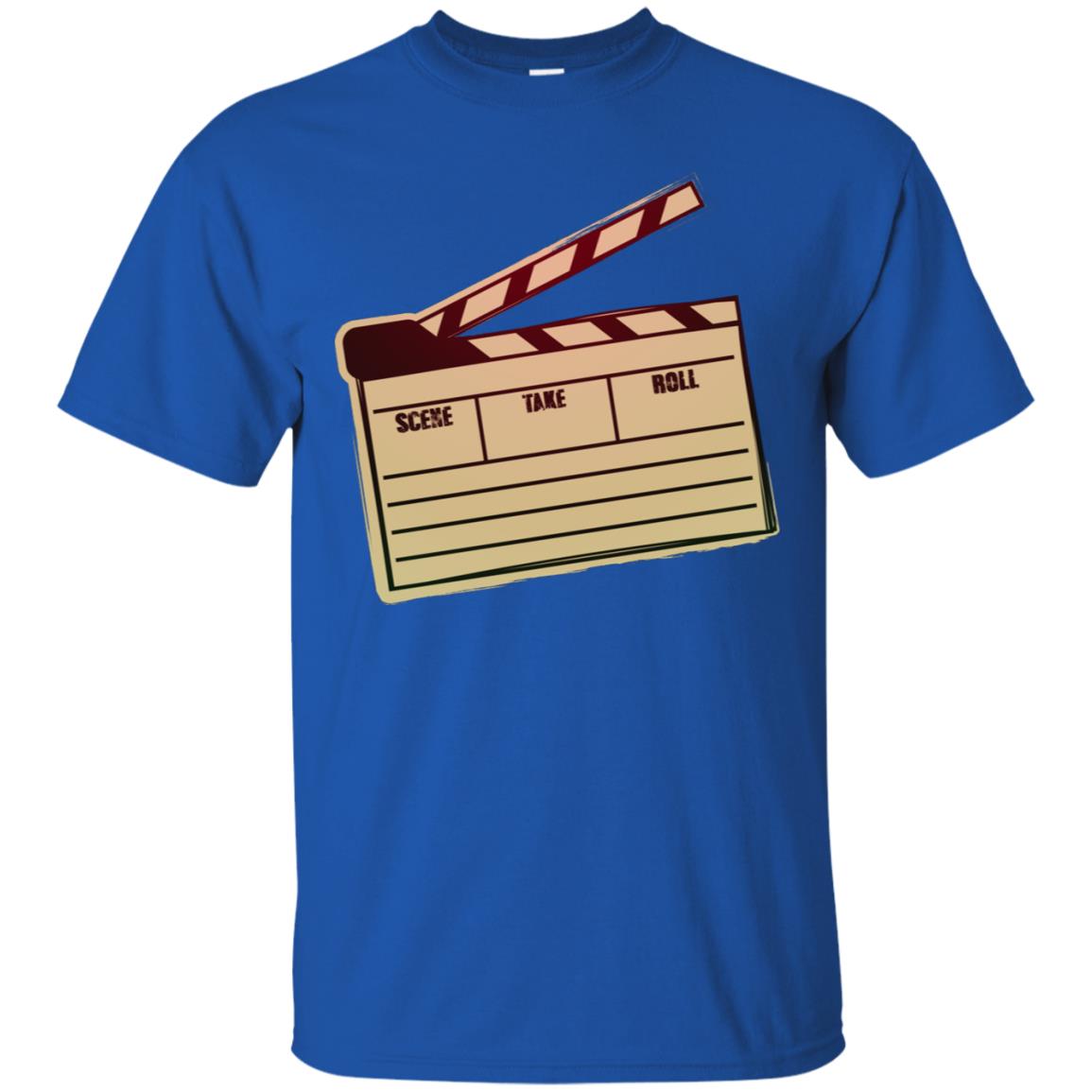 Movie Clapper Filmmaker Film Student Shirt Royal