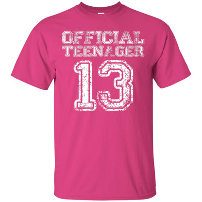 Brithday T-shirt Official Teenager T-shirt Heliconia