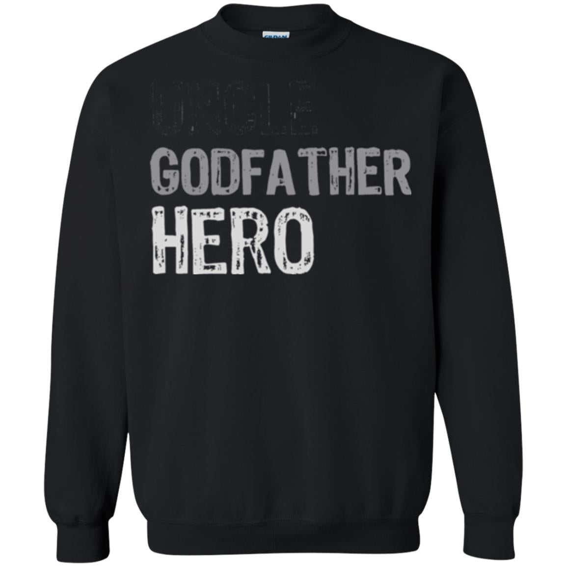 Uncle T-shirt Uncle Godfather Hero Black