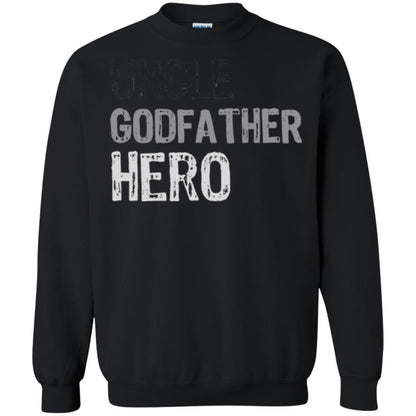 Uncle T-shirt Uncle Godfather Hero Black