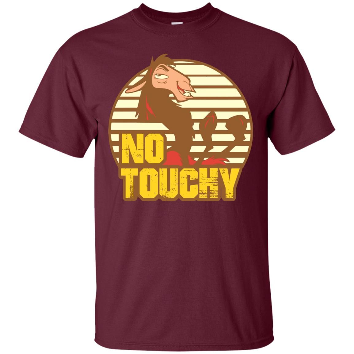 No Touchy T-shirt Maroon