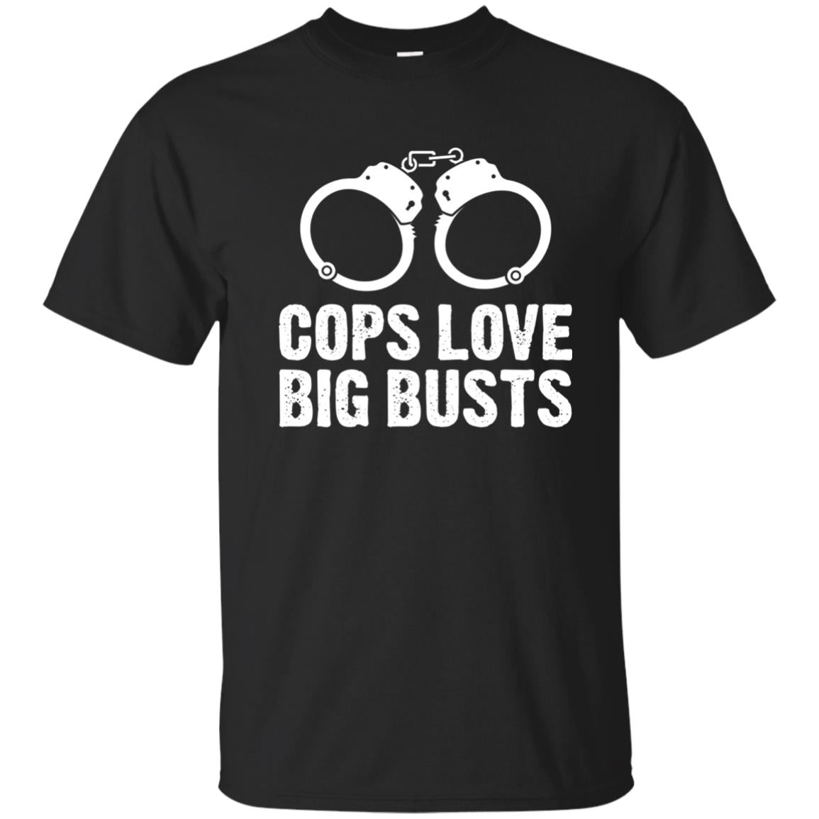 Cops Love Big Busts Usa Police Shirt Black
