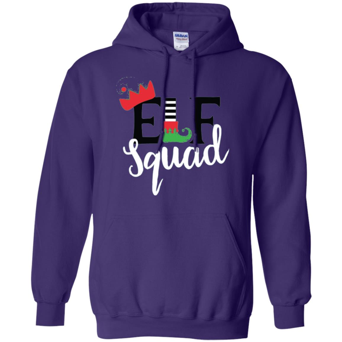 Christmas T-shirt Elf Squad Purple