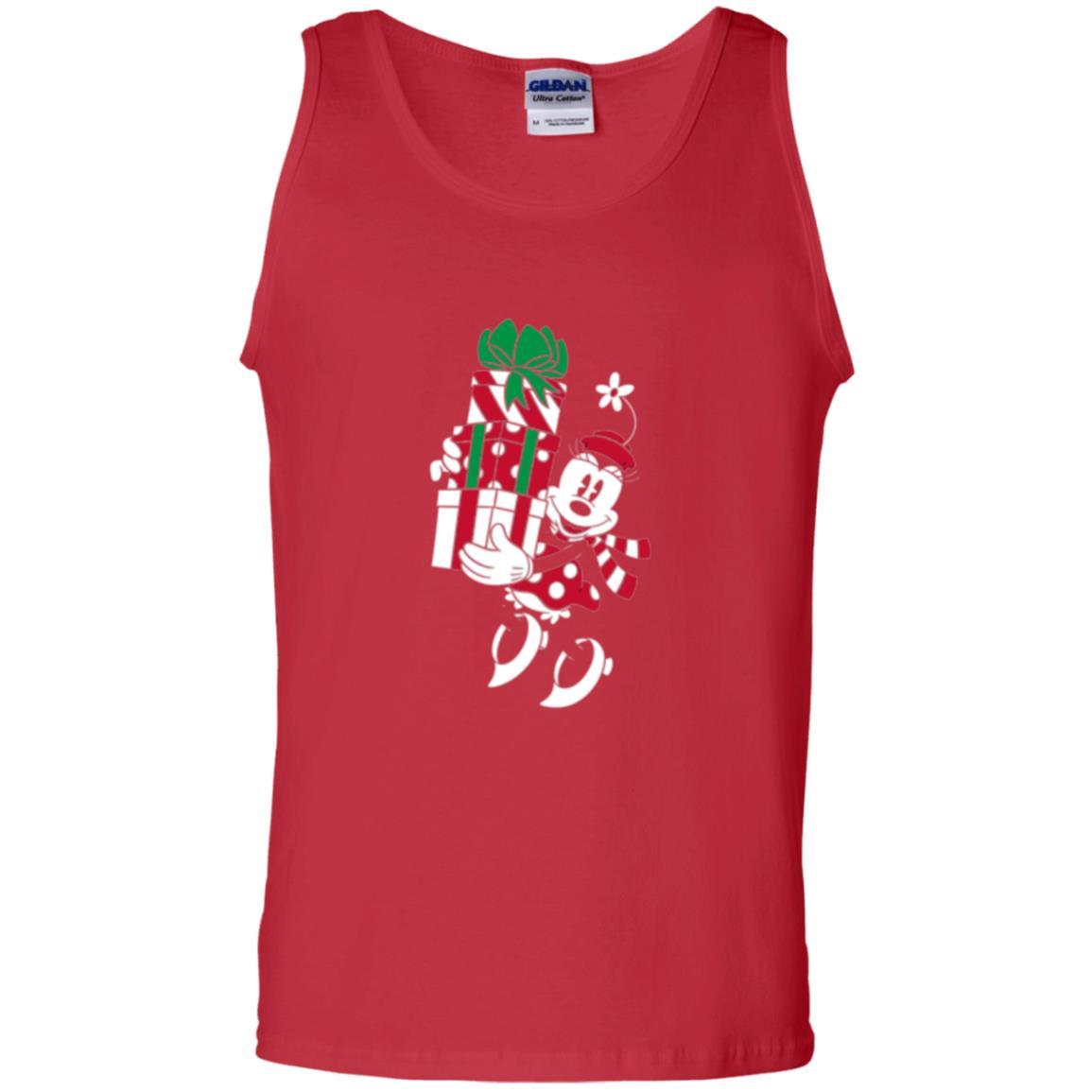 Christmas T-shirt Disney Minnie Mouse Christmas Gifts Red