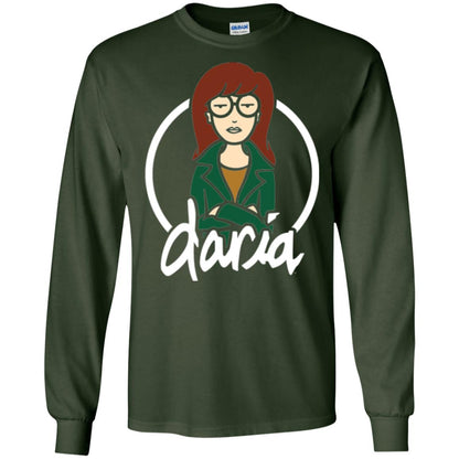 Mtv Daria T-shirt Mad At The World Forest Green