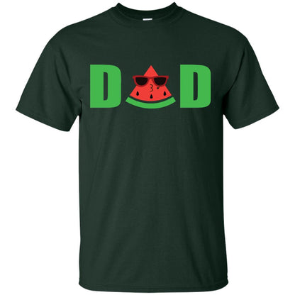Dad Watermelon Funny Summer Melon Fruit Shirt For Daddy Forest