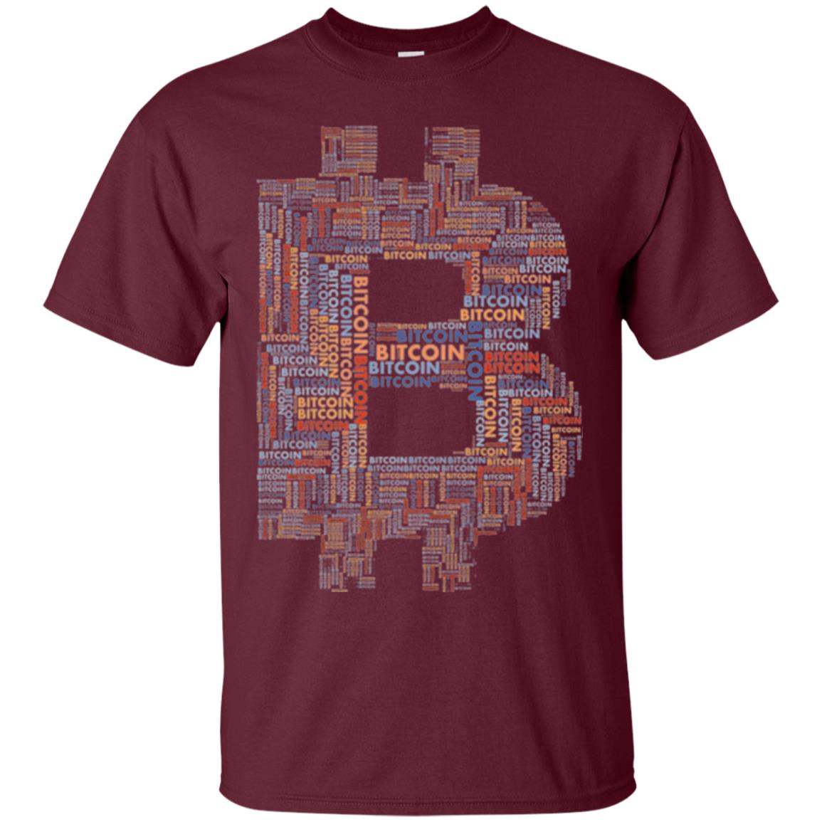 Bitcoin T-shirt Maroon