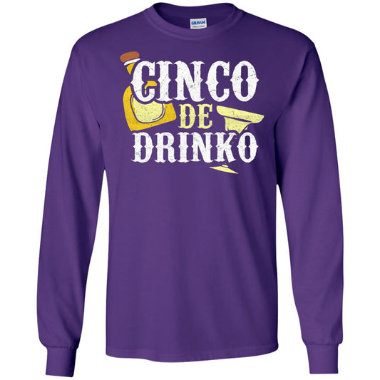 Cinco De Mayo Drinko Celebration T-shirt Purple