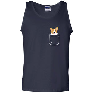 Puppy Dog Lover T-shirt Corgi In Your Front Pocket