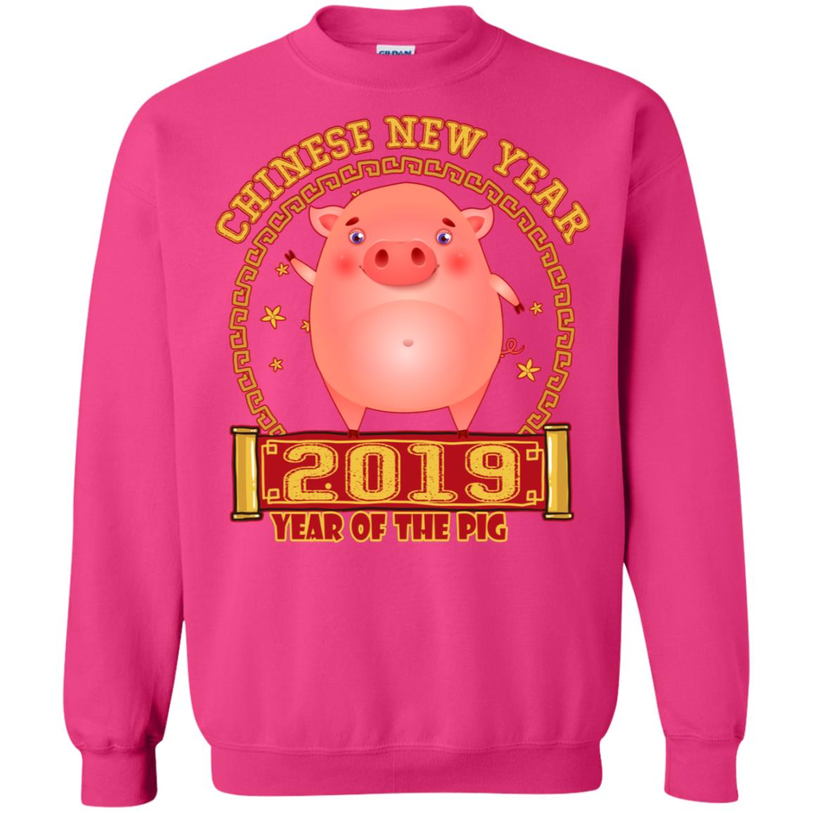 Chinese New Year Year 2019 Of The Pig Shirt Heliconia