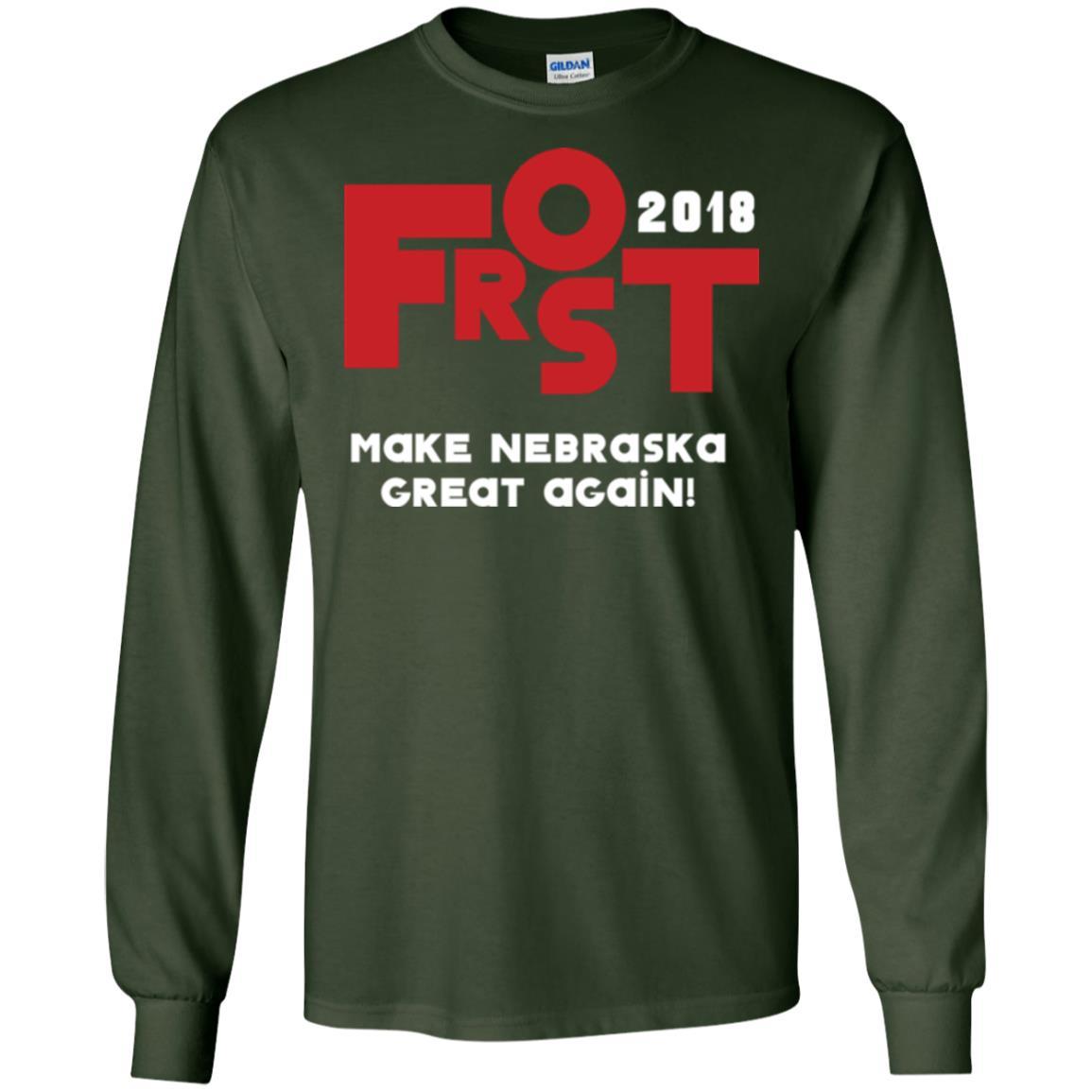 Frost 2018 Make Nebraska Great Again T-shirt Forest Green