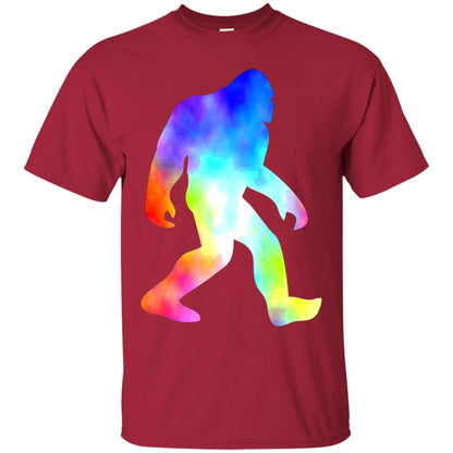 Bigfoot Sasquatch Neon T-shirt Cardinal