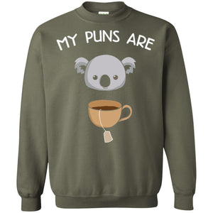 Animal Puns T-shirt My Puns Are Koala Tea