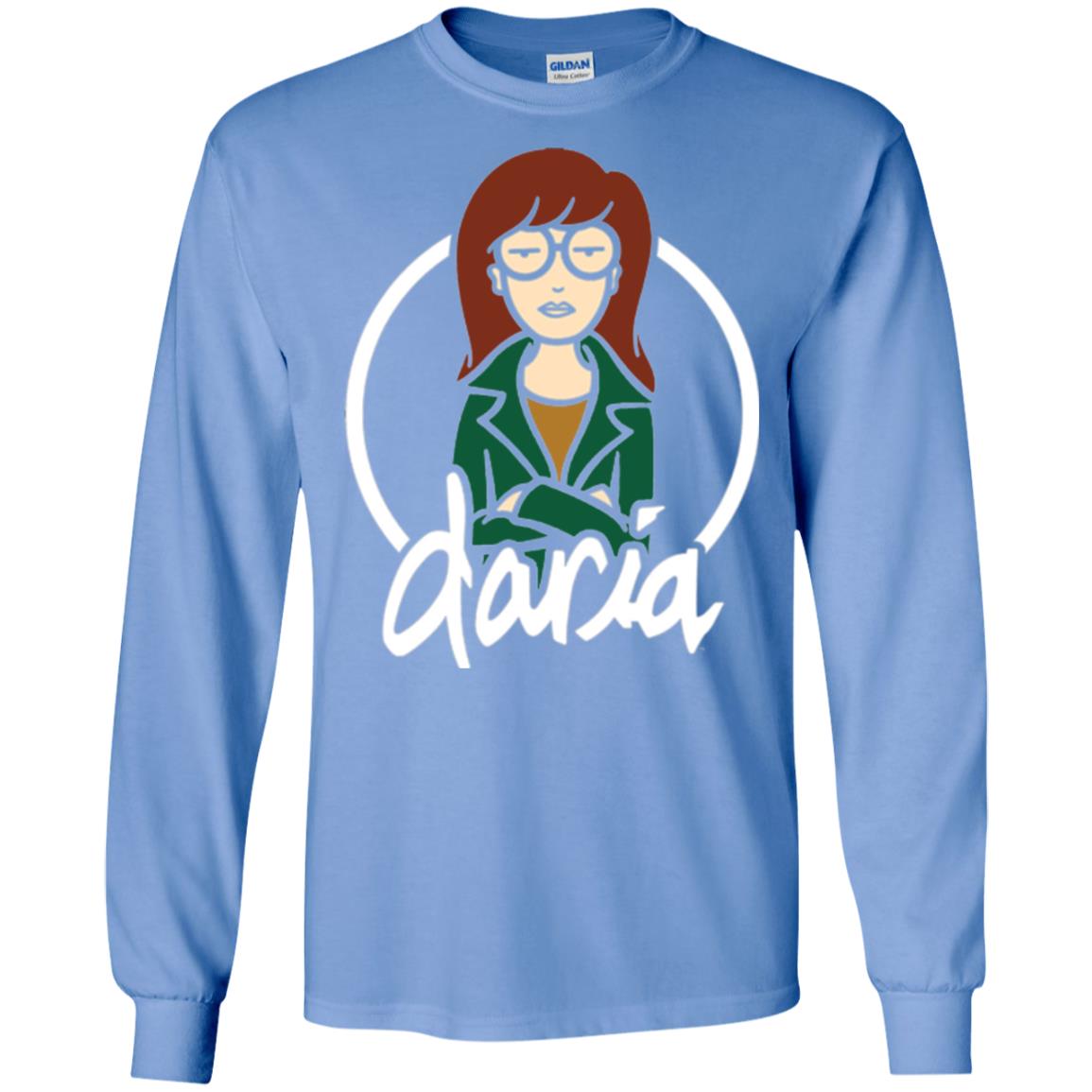 Mtv Daria T-shirt Mad At The World Carolina Blue