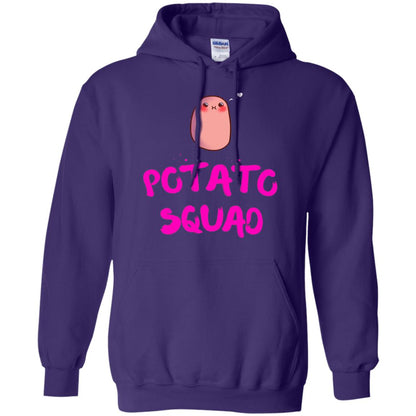 Cute Potato Squad T-shirt I Love Potato Purple