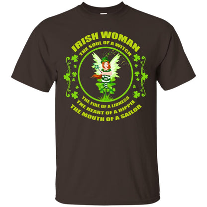 Irish Woman The Soul Of A Witch The Fire Of A Lioness The Heart Of A Hippie The Mouth Of A Sailor Dark Chocolate