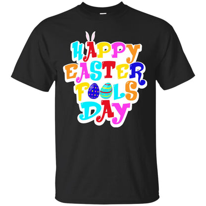 Happy Easter Fools Day T-shirt Black
