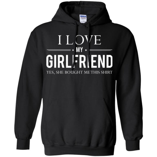 Boyfriend T-shirt I Love My Girlfriend She Bought Me This Shirt Black