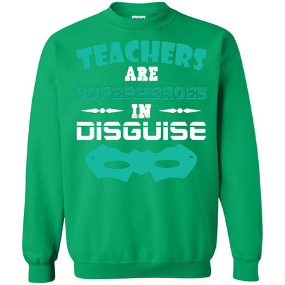 Teachers Are Superheroes In Disguise Movie Lover T-shirt Irish Green