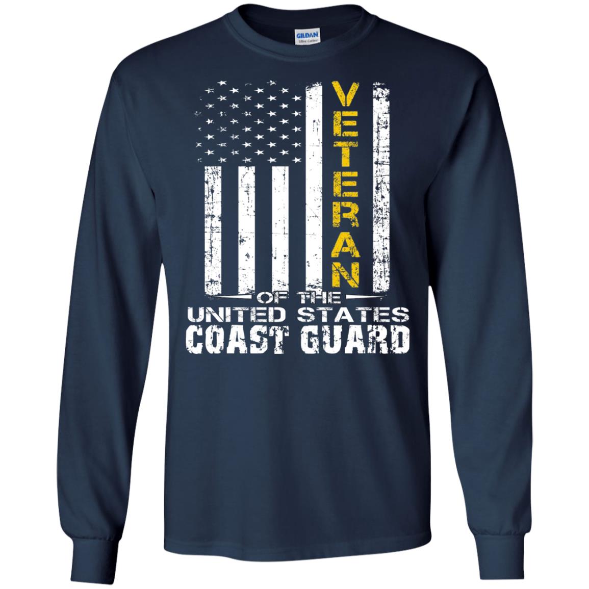 Veteran Of The United States Us Coast Guard Shirt Navy