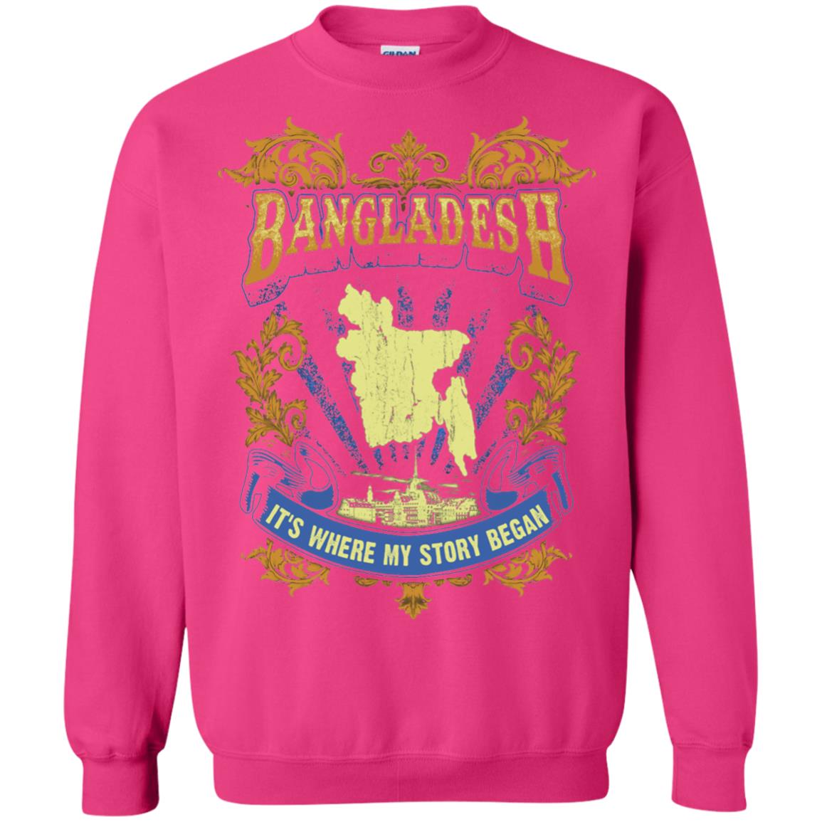 Bangladesh It_s Where My Story Began T-shirt Heliconia