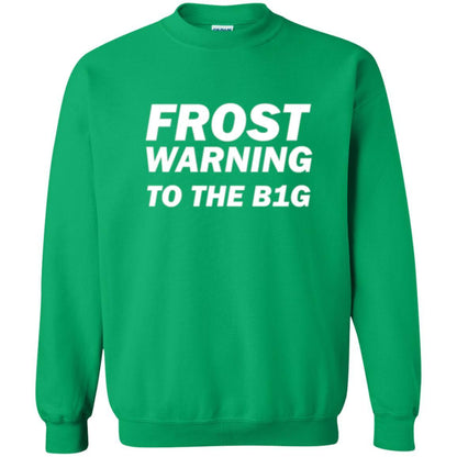Frost Warning Nebraska T-shirt Irish Green