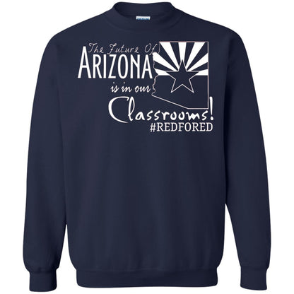 Arizona Teacher Tshirt The Future Of Arizona Is In Our Classrooms Navy