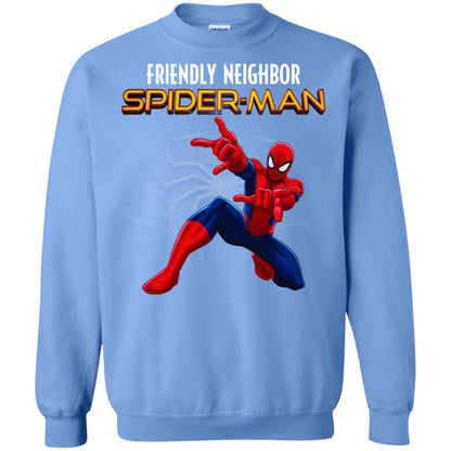 Friendly Neighbor Spider Man Movie Fan T-shirt Carolina Blue