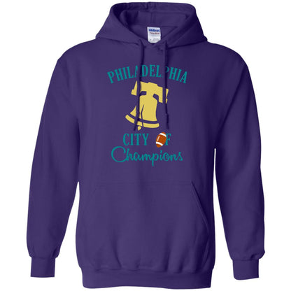 Football Lover T-shirt Philadelphia City Of Champion Purple
