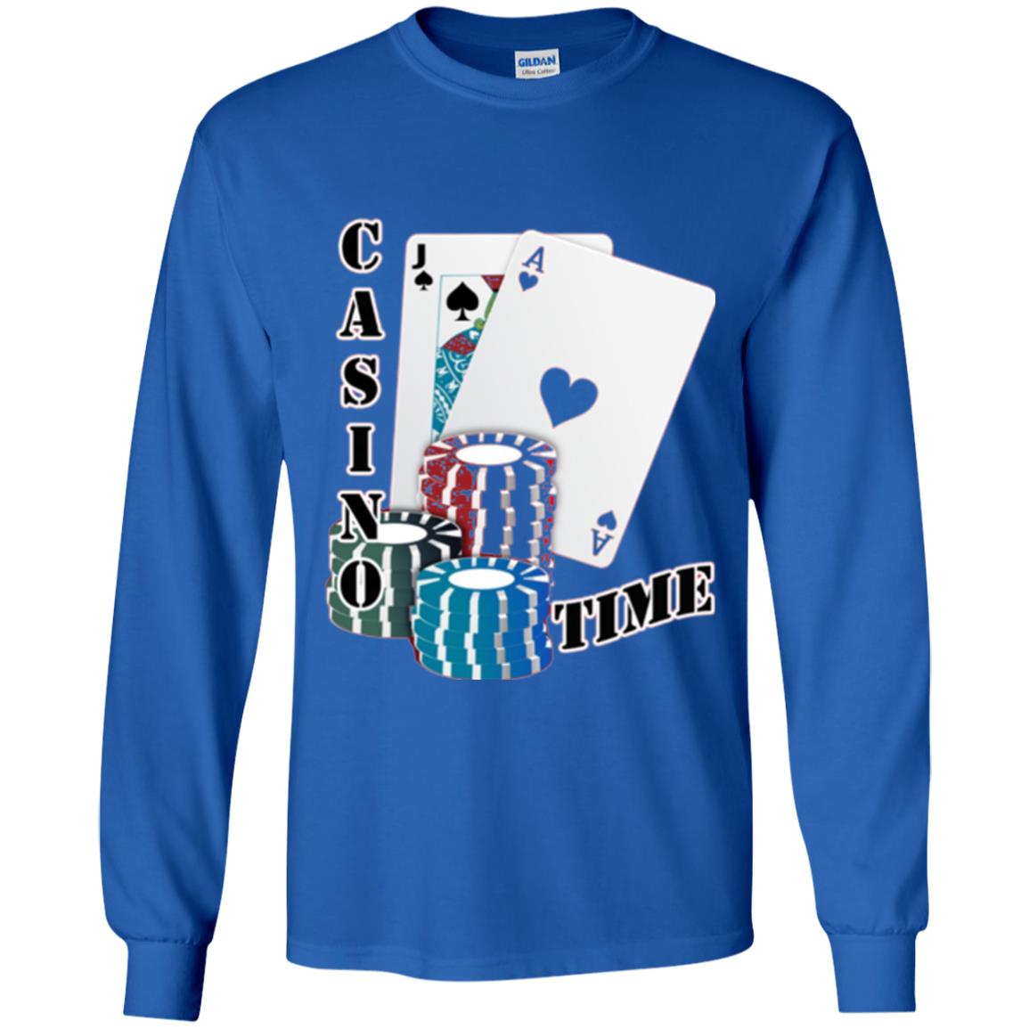Fun Gambling T-shirt Casino Time Royal
