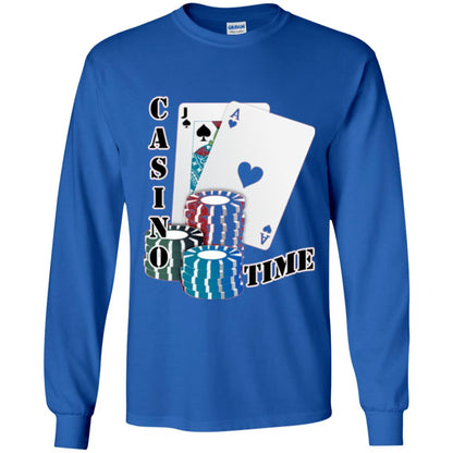 Fun Gambling T-shirt Casino Time Royal