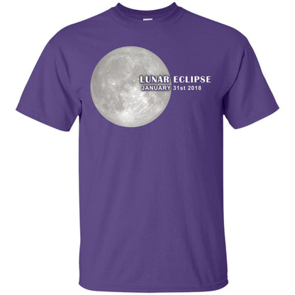Eclipse January 31st 2018 Total Lunar Eclipse Shirts Purple
