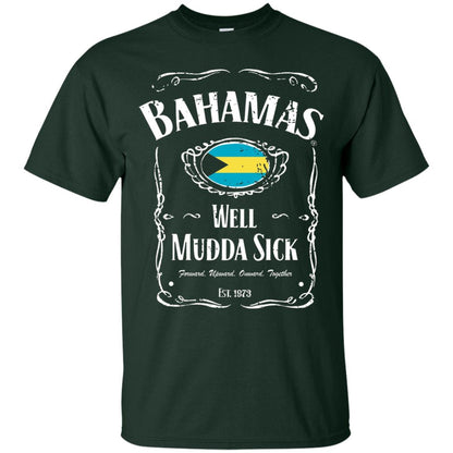 Well Mudda Sick Souvenir Vintage Bahamas Vacation T-shirt