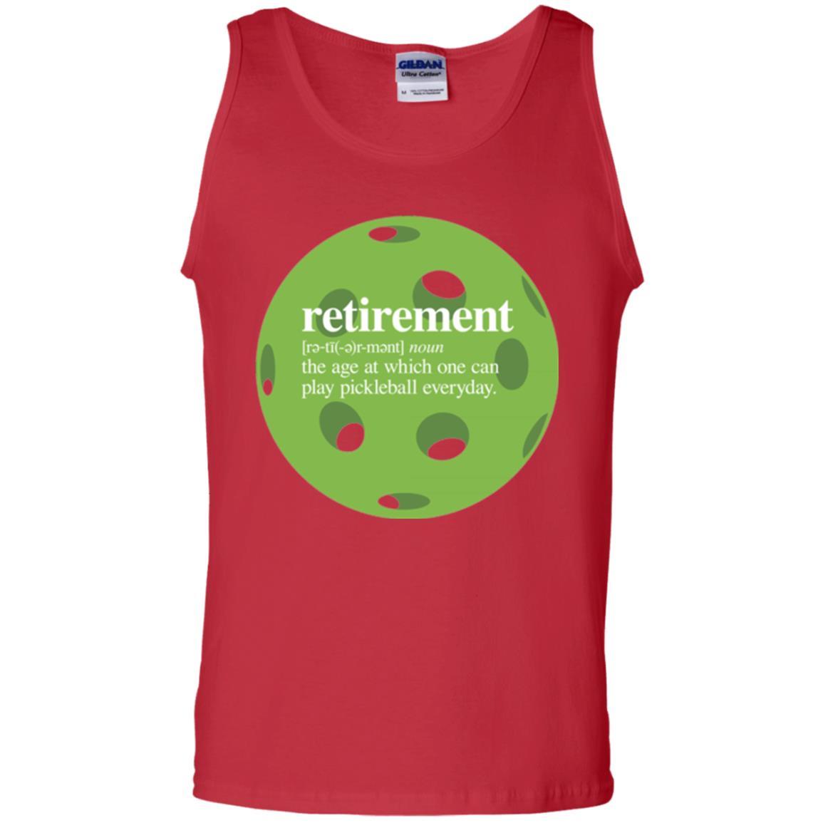 Pickleball T-shirt Retirement Definition T-shirt Red