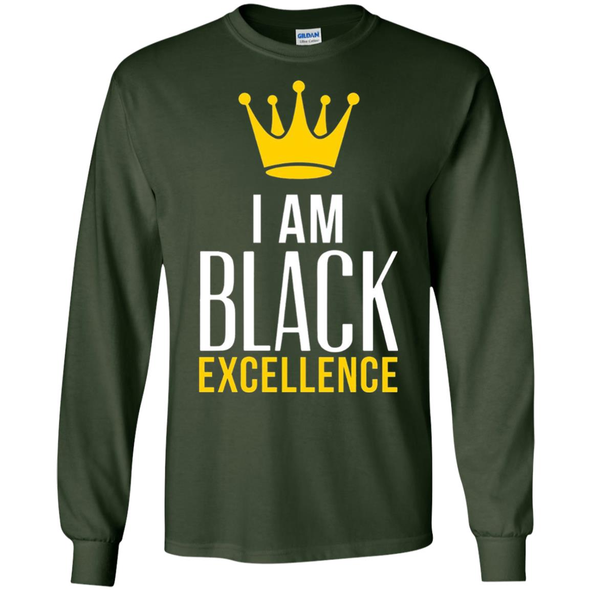 Black Excellence T-shirt Melanin Poppin_ Queen King Forest Green