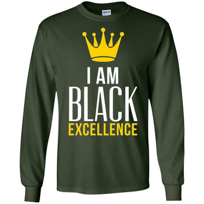 Black Excellence T-shirt Melanin Poppin_ Queen King Forest Green