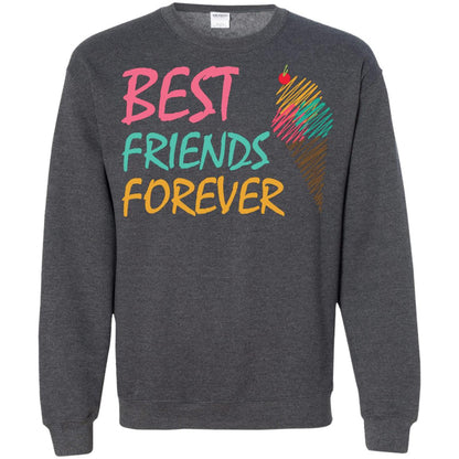 Best Friends Forever Ice Cream Lover T-shirt Dark Heather