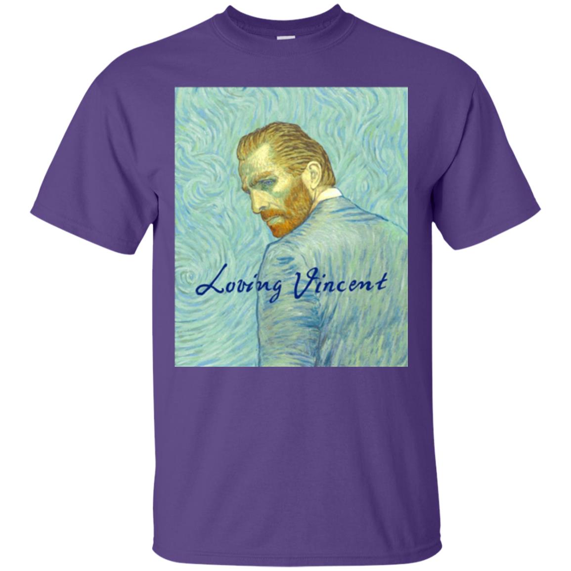 Movie Poster T-shirt Loving Vincent Purple