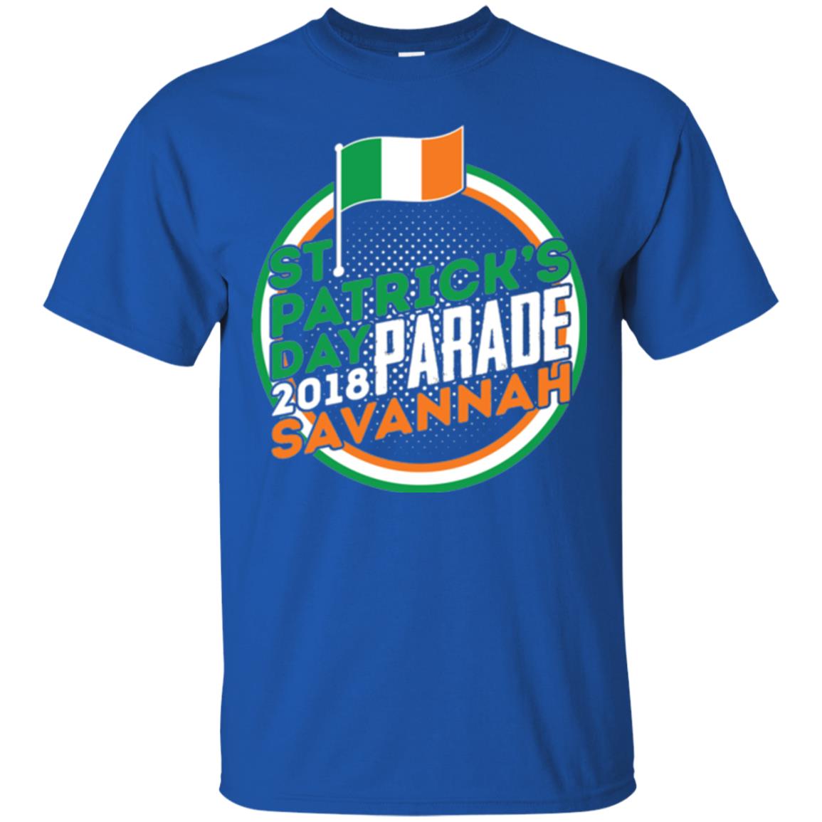 Parade Savannah 2018 Ireland Flag St. Patrick_s Day T-shirt Royal