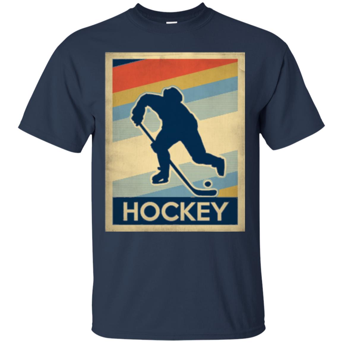 Vintage Hockey T-shirt Navy