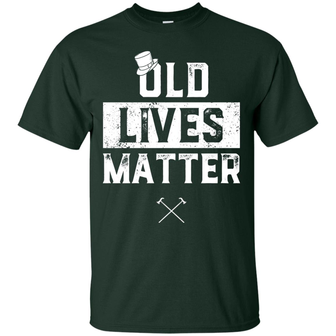 Old Lives Matter Funny Elderly 60th Birthday Shirt Forest