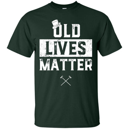 Old Lives Matter Funny Elderly 60th Birthday Shirt Forest
