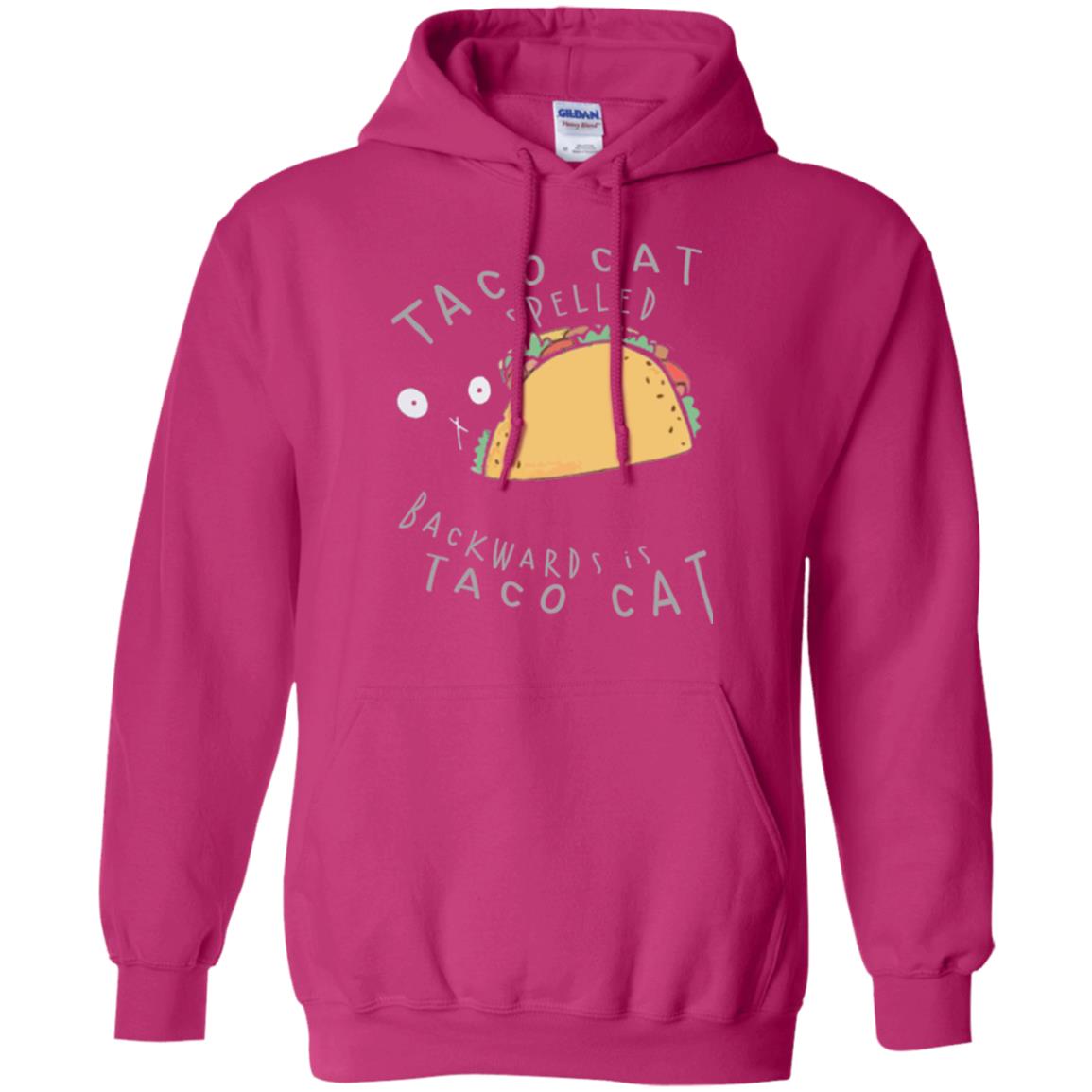 Cat Lovers T-shirt Taco Cat Spelled Backward Is Taco Cat Heliconia