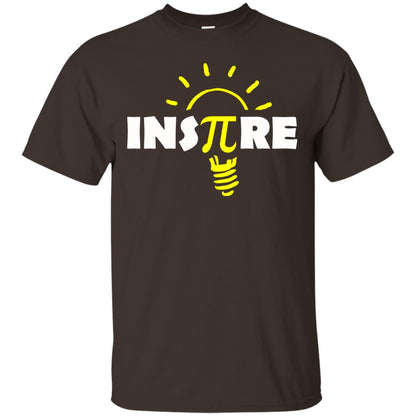 Inspire Light Bulb Cool Gift Shirt Dark Chocolate