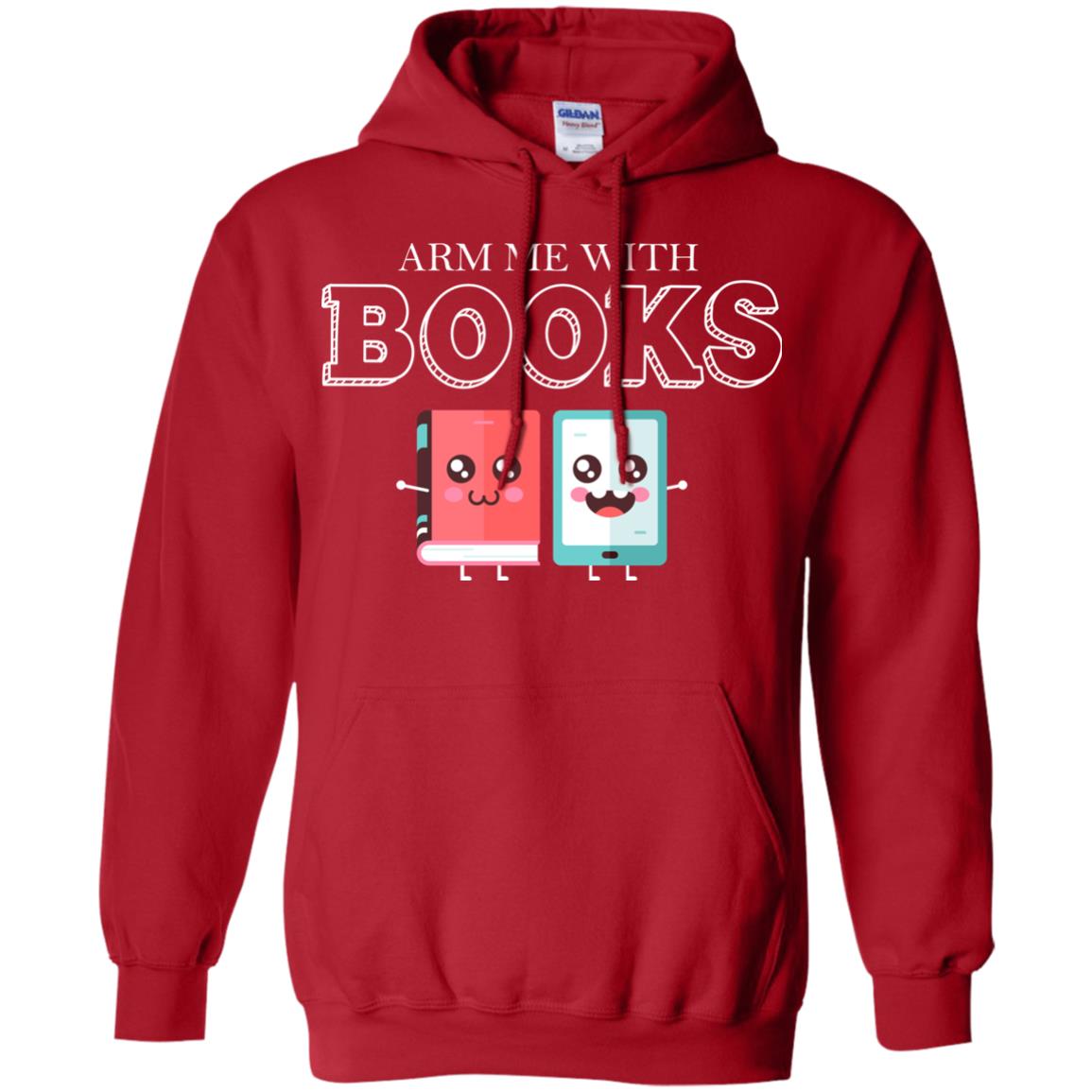 Arm Me With Books Gun Control T-shirt Red